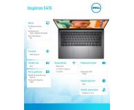DELL Inspiron 5415 AMD R5 5500U/8GB/512GB SSD/Radeon/14''/W11P Srebrny - 695432 - zdjęcie 3